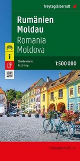 Rumänien - Moldau, Straßenkarte 1:500.000, freytag & berndt - 