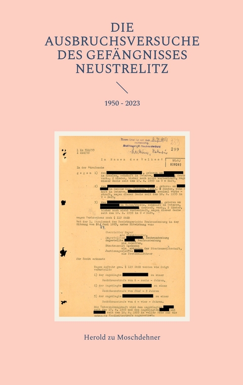 Die Ausbruchsversuche des Gef&auml;ngnisses Neustrelitz - Herold zu Moschdehner