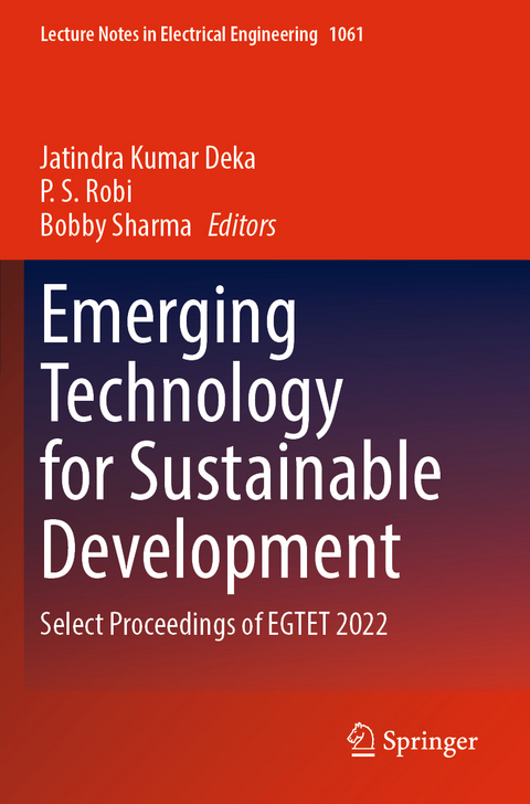 Emerging Technology for Sustainable Development - 