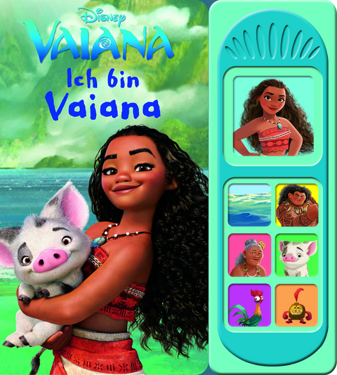 Disney Vaiana - Ich bin Vaiana - Soundbuch - Pappbilderbuch mit 7 Ger&auml;uschen - 
