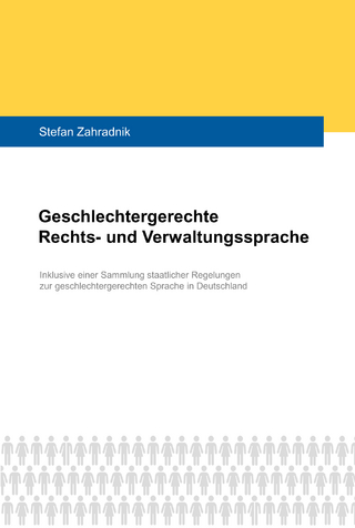 Geschlechtergerechte Rechts- und Verwaltungssprache