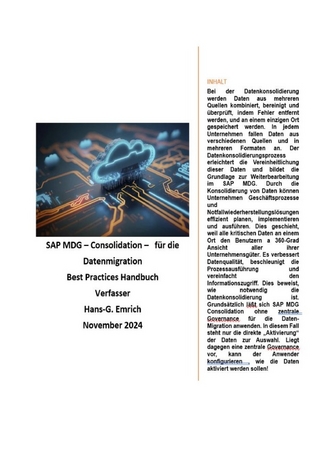 SAP Master Data Governance – Consolidation für die Datenmigration - Best Practices Handbuch mit Anwendungsbeispielen