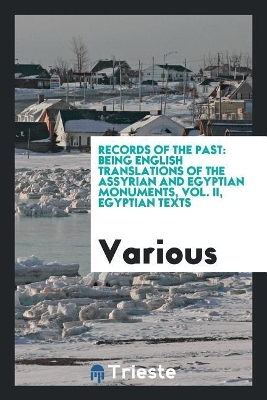 Records of the Past -  Various