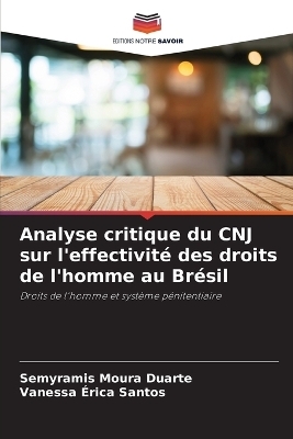 Analyse critique du CNJ sur l'effectivit&eacute; des droits de l'homme au Br&eacute;sil - Semyramis Moura Duarte, Vanessa &Eacute;rica Santos