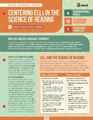 Centering Ells in the Science of Reading (Quick Reference Guide) - Aileen Hower, P&eacute;rsida Himmele