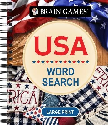 Brain Games - USA Word Search - Large Print -  Publications International Ltd,  Brain Games