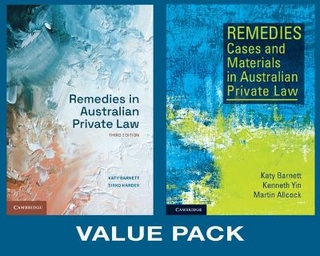Remedies in Australian Private Law VALUE PACK 2 2 Volume Paperback Set