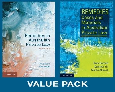 Remedies in Australian Private Law VALUE PACK 2 2 Volume Paperback Set - Katy Barnett, Sirko Harder