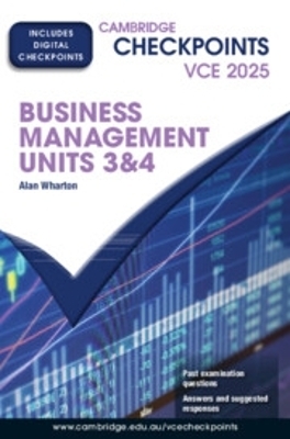 Cambridge Checkpoints VCE Business Management Units 3&4 2025