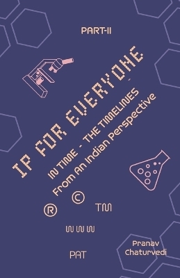 IP FOR EVERYONE IN TIME From An Indian Perspective  Part -II - Pranav Chaturvedi
