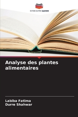 Analyse des plantes alimentaires