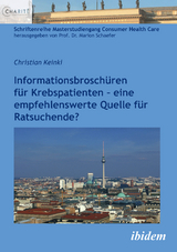Informationsbrosch&uuml;ren f&uuml;r Krebspatienten - Christian Keinki