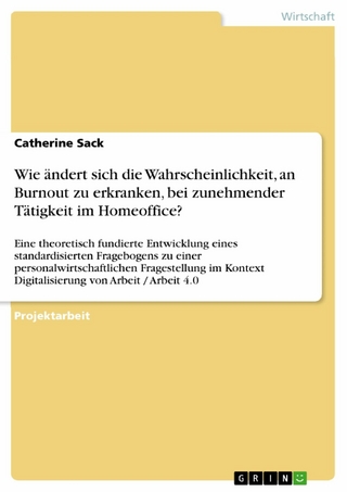 Wie ändert sich die Wahrscheinlichkeit, an Burnout zu erkranken, bei zunehmender Tätigkeit im Homeoffice?
