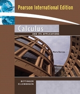 Calculus and Its Applications - Bittinger, Marvin L.; Ellenbogen, David J.