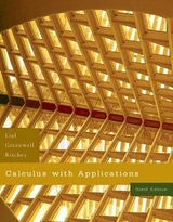 Calculus with Applications - Lial, Margaret L.; Greenwell, Raymond N.; Ritchey, Nathan P.