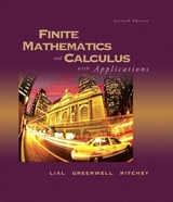 Finite Mathematics and Calculus with Applications - Lial, Margaret L.; Greenwell, Raymond N.; Ritchey, Nathan P.