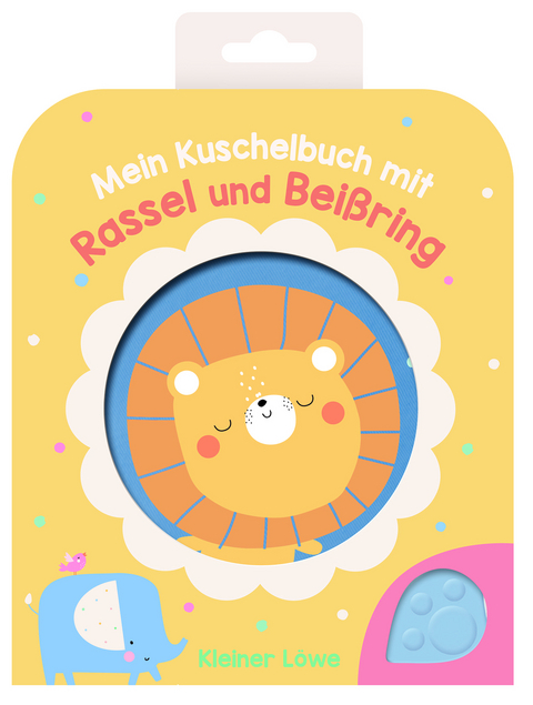 Mein Kuschelbuch mit Rassel und Bei&szlig;ring - Kleiner L&ouml;we