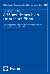 Gr&ouml;&szlig;enwachstum in der Containerschifffahrt - J&ouml;rg-Alexander Cordes