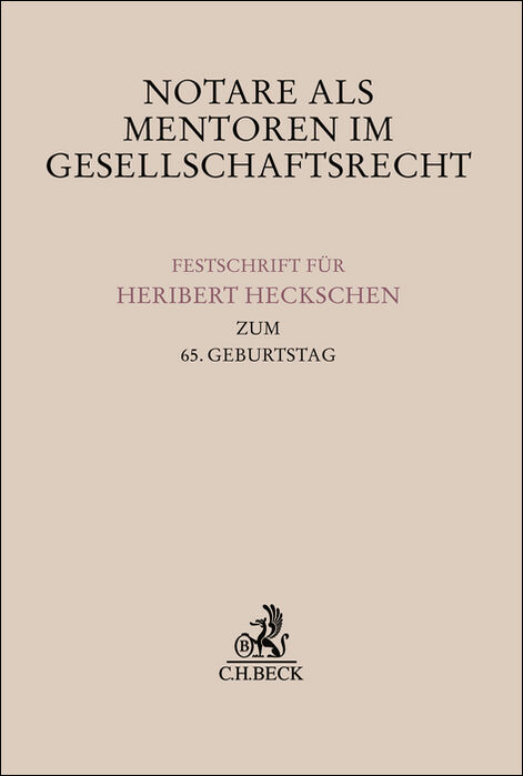 Notare als Mentoren im Gesellschaftsrecht - 