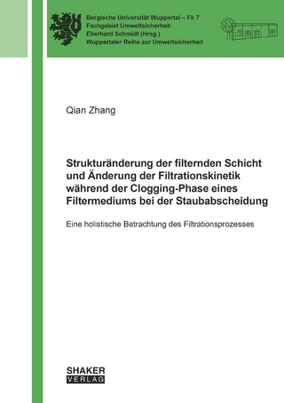 Strukturänderung der filternden Schicht und Änderung der Filtrationskinetik während der Clogging-Phase eines Filtermediums bei der Staubabscheidung