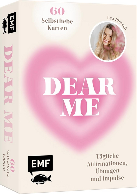 Kartenbox: Dear Me - 60 Motivations-Karten f&uuml;r mehr Selbstliebe - Lea Pietsch