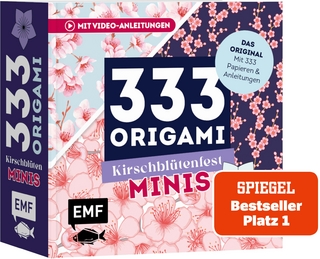 333 Origami Minis – Kirschblütenfest – Dein dekorativer Wendeblock zum kreativen Falten & Notieren