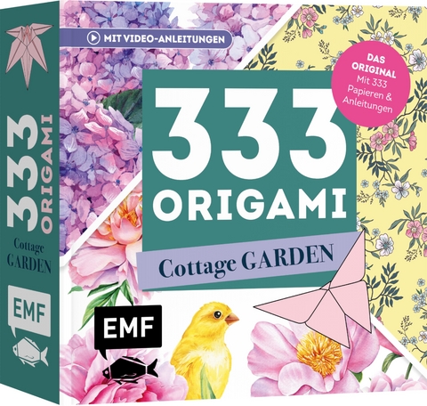 333 Origami &ndash; Cottage Garden &ndash; Wundersch&ouml;ne Papiere falten f&uuml;r Blumen-Fans