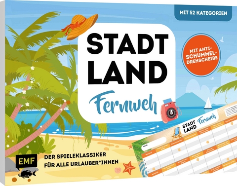 Stadt, Land, Fernweh - Der Spieleklassiker f&uuml;r alle Urlauber*innen