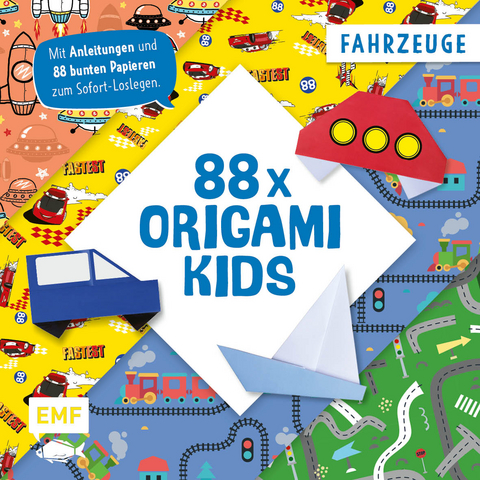 88 x Origami Kids &ndash; Fahrzeuge - Thade Precht