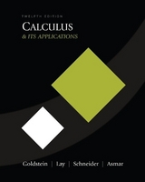 Calculus and Its Applications - Goldstein, Larry J.; Schneider, David I.; Lay, David C.; Asmar, Nakhle H.