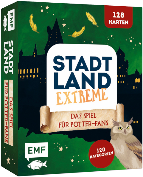 Kartenspiel: Stadt, Land, Extreme - Das inoffizielle Spiel f&uuml;r Harry Potter-Fans mit 128 Karten