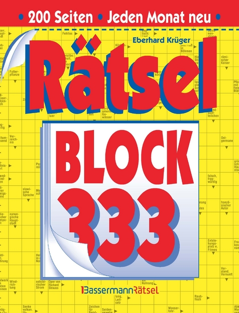 R&auml;tselblock 333 - Eberhard Kr&uuml;ger