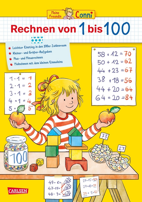 Conni Gelbe Reihe (Besch&auml;ftigungsbuch): Rechnen von 1 bis 100 - Hanna S&ouml;rensen
