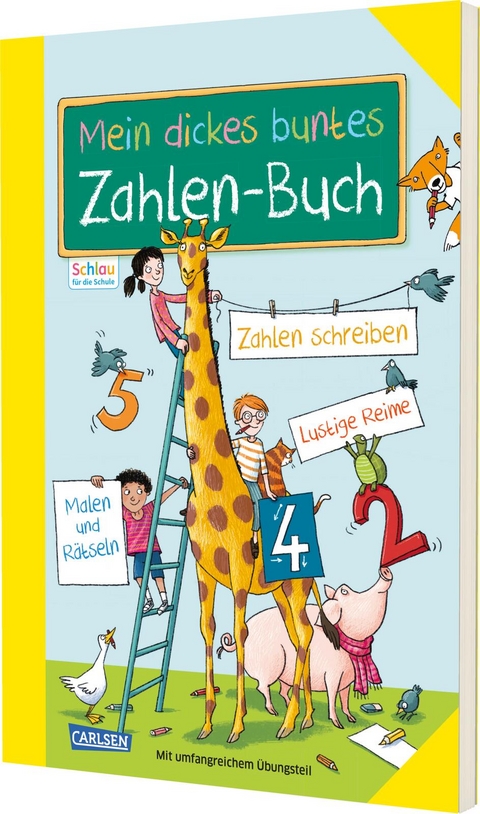 Schlau f&uuml;r die Schule: Mein dickes buntes Zahlen-Buch - Caroline Fuchs