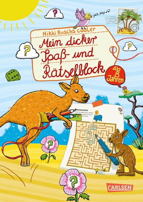 R&auml;tselspa&szlig; Grundschule: Mein dicker Spa&szlig;- und R&auml;tselblock - Nikki Busch, Christiane Hahn