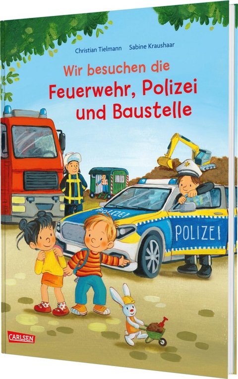 Max-Bilderb&uuml;cher: Wir besuchen die Feuerwehr, Polizei und Baustelle - Christian Tielmann