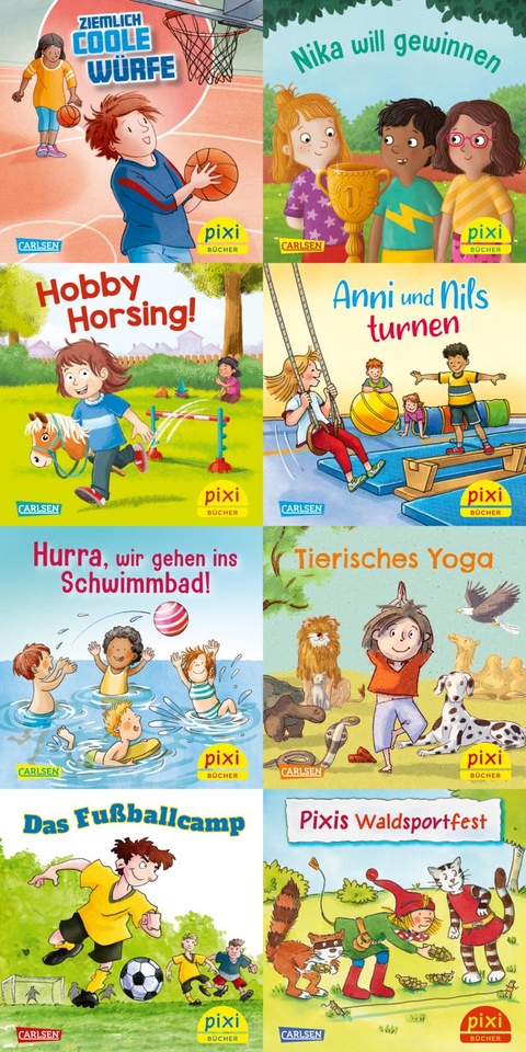 Pixi-8er-Set 305: Sport macht Spa&szlig; mit Pixi (8x1 Exemplar) -  diverse