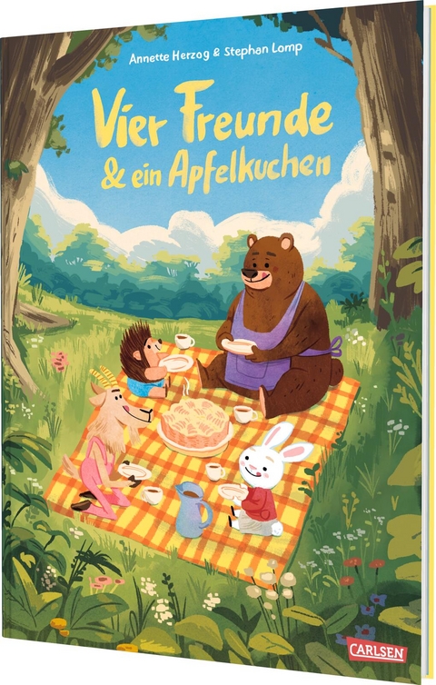 Vier Freunde und ein Apfelkuchen - Annette Herzog