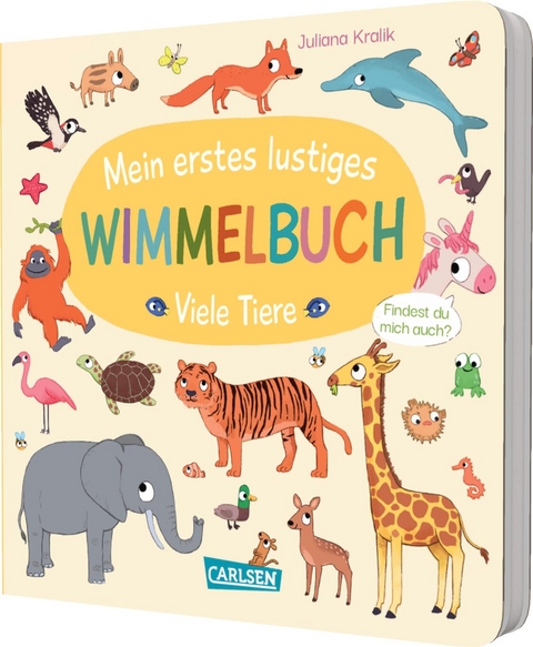 Mein erstes lustiges Wimmelbuch: Viele Tiere - Julia Hofmann