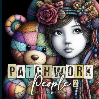 Patchwork People Coloring Book for Adults 2