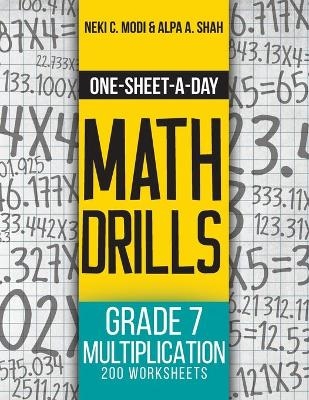 One-Sheet-A-Day Math Drills - Neki C Modi, Alpa a Shah