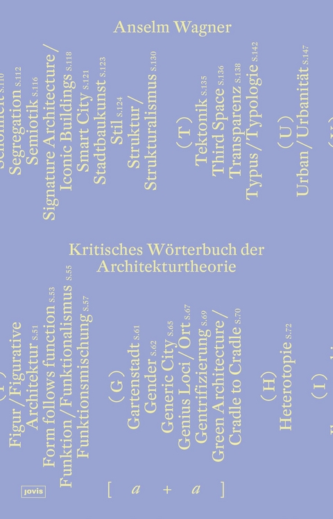 Kritisches W&ouml;rterbuch der Architekturtheorie - Anselm Wagner