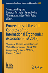 Proceedings of the 20th Congress of the International Ergonomics Association (IEA 2018) - 