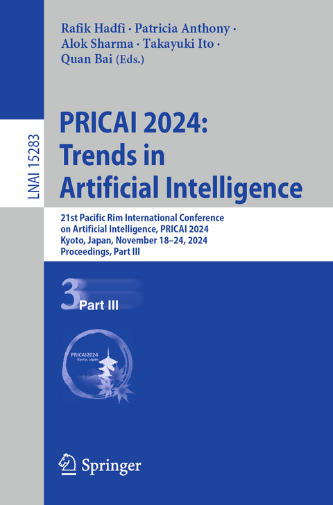 PRICAI 2024: Trends in Artificial Intelligence - 