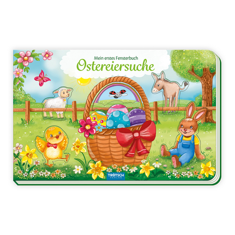 Tr&ouml;tsch Mein erstes Fensterbuch Ostereiersuche Pappenbuch - 