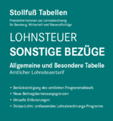 Tabelle, Lohnsteuer 2024 Sonstige Bez&uuml;ge Sonderausgabe Dezember