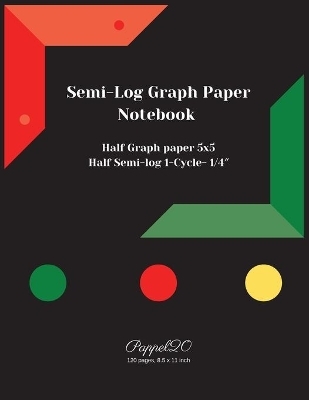 Semi-Log Graph Paper Notebook - Pappel 20