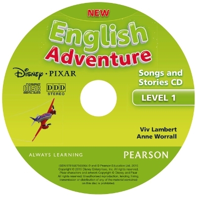 New English Adventure GL 1 Song CD