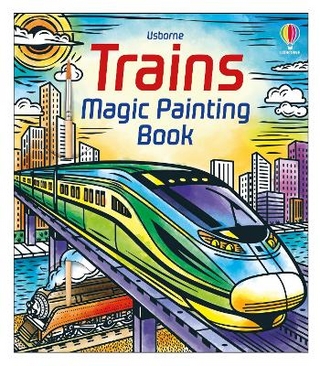 Trains Magic Painting Book