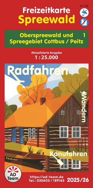 Freizeitkarte Spreewald - 1 (Ausgabe 2025/26)